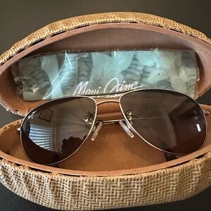 Women’s Maui Jim Sea House Aviator Sunglasses